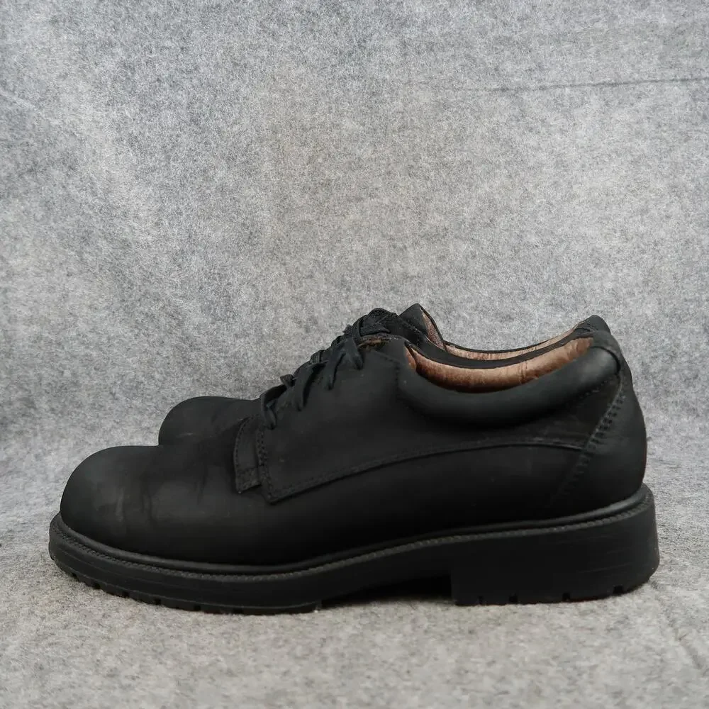 Cambridge Classics Shoe Men 9.5 Derby Oxford Noble Black Leather Classic Lace Up